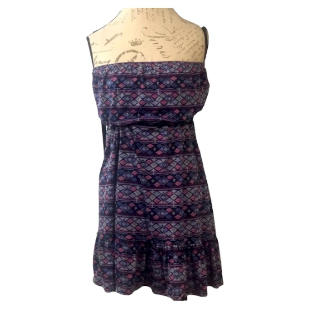 Bjewel👗Tube Tribal Mini Dress Size M/L